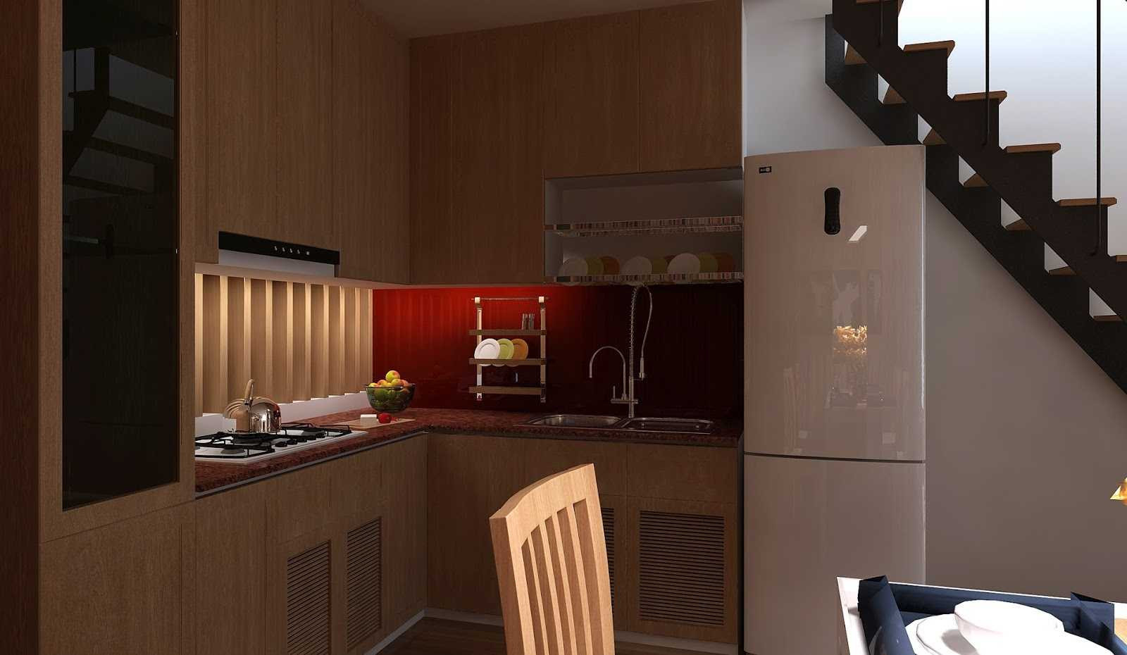 Không gian phòng bếp hiện đại tại căn hộ Petroland