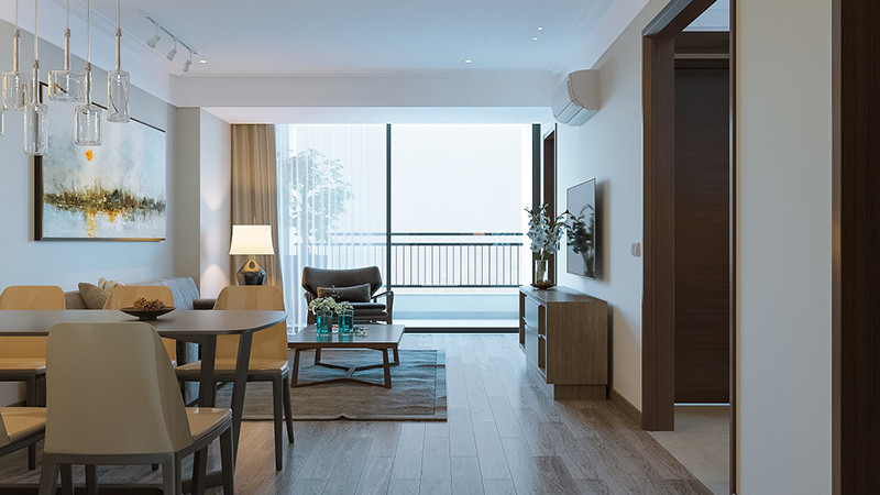 Không gian phòng khách sang trọng tại Northern Diamond