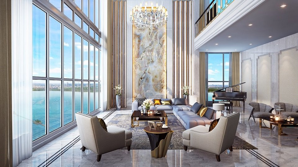 Không gian phòng mẫu căn hộ Central Residence Yên Sở