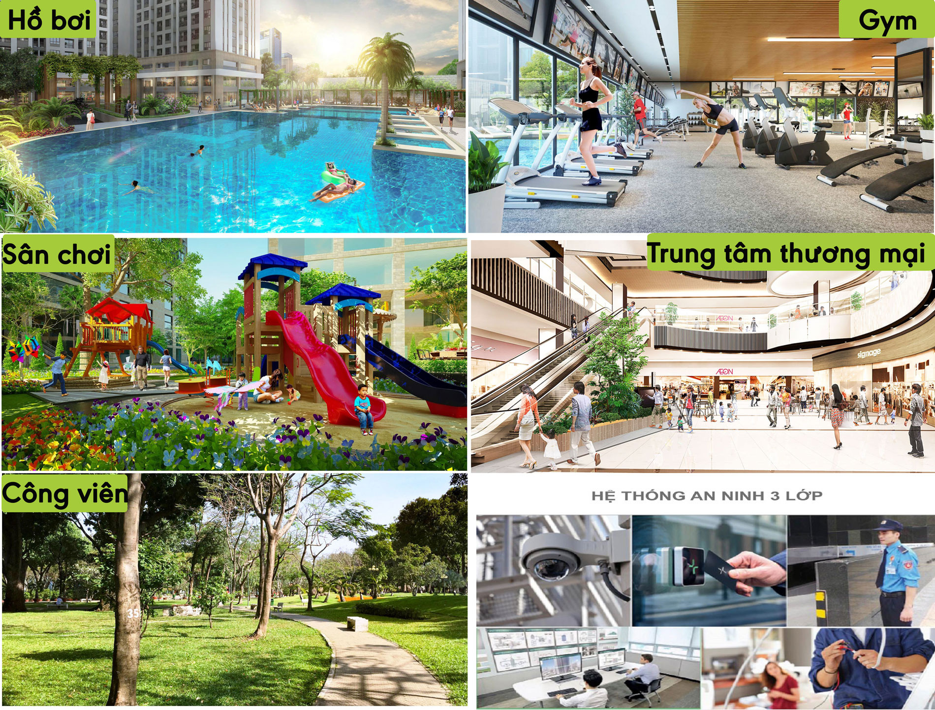 Không gian tiện ích nội khu hiện đại của chung cư Hà Đô Green Lane