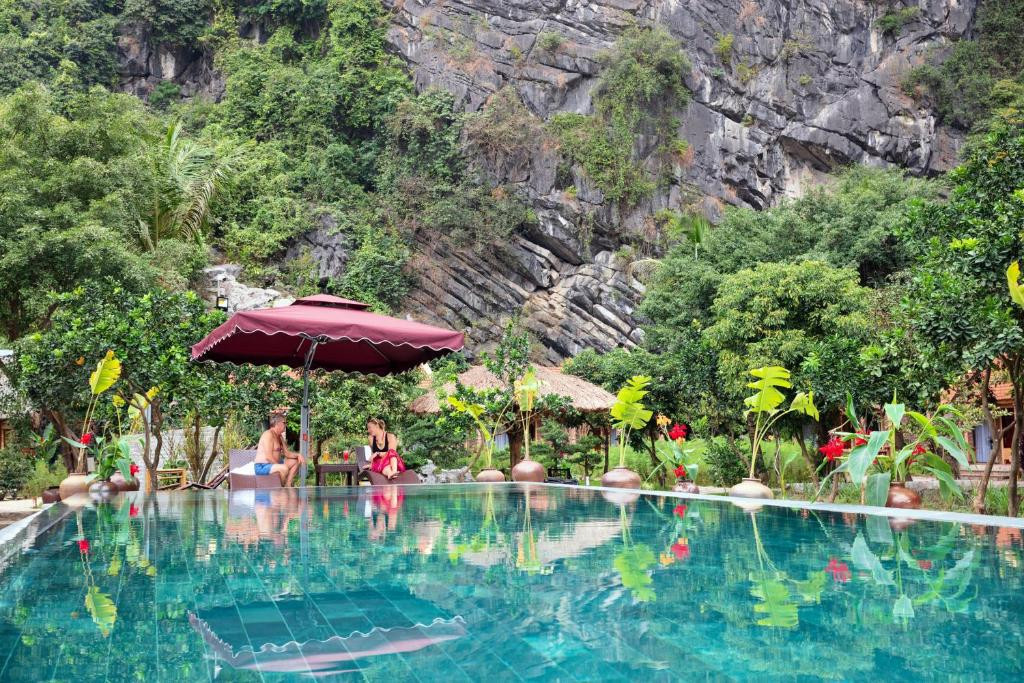 Không gian xanh mát của khu nghỉ dưỡng An's Eco Garden