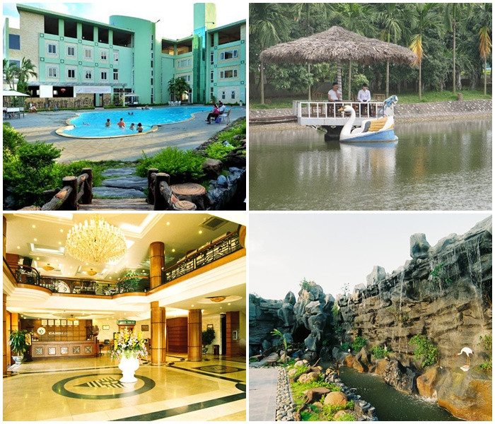 Không gian xanh mát và yên bình của khu nghỉ dưỡng Camela