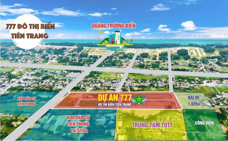 Khu vực tiện ích trung tâm trong Khu đô thị biển Tiên Trang