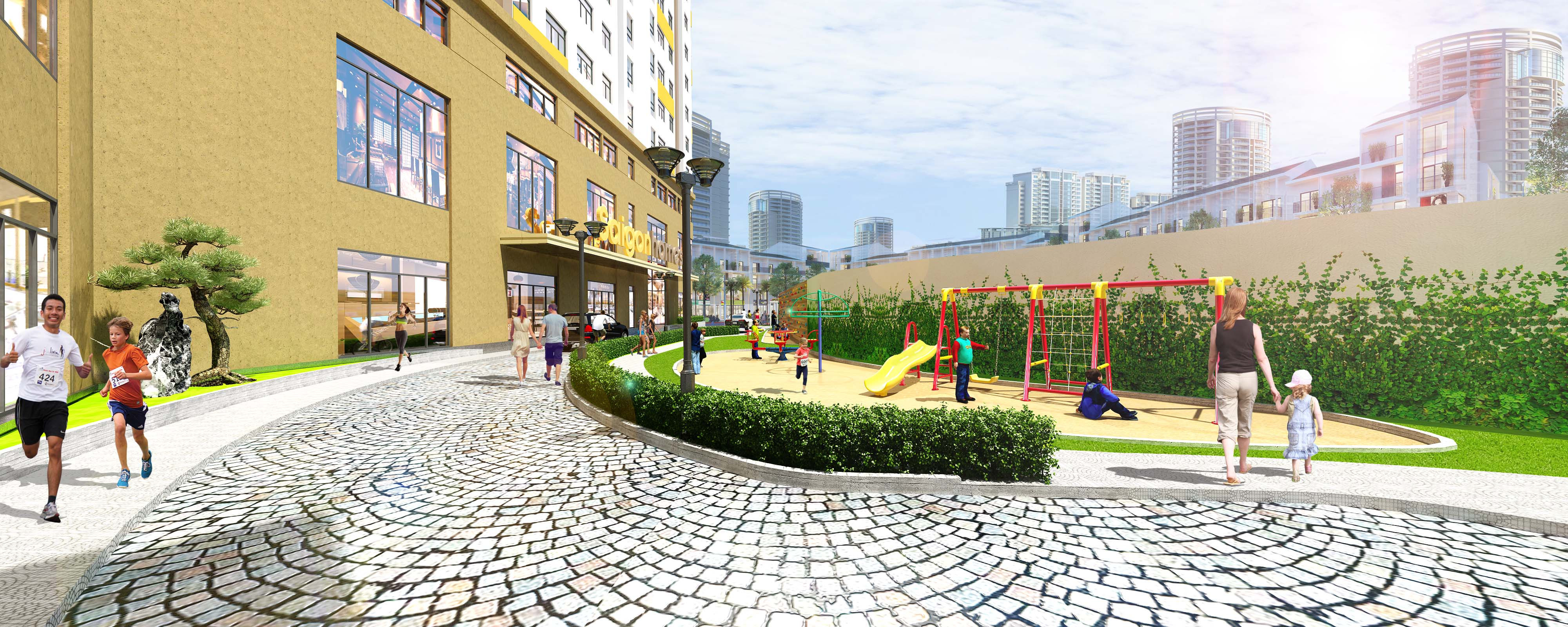 Khu vui chơi trẻ em trong Saigon Homes