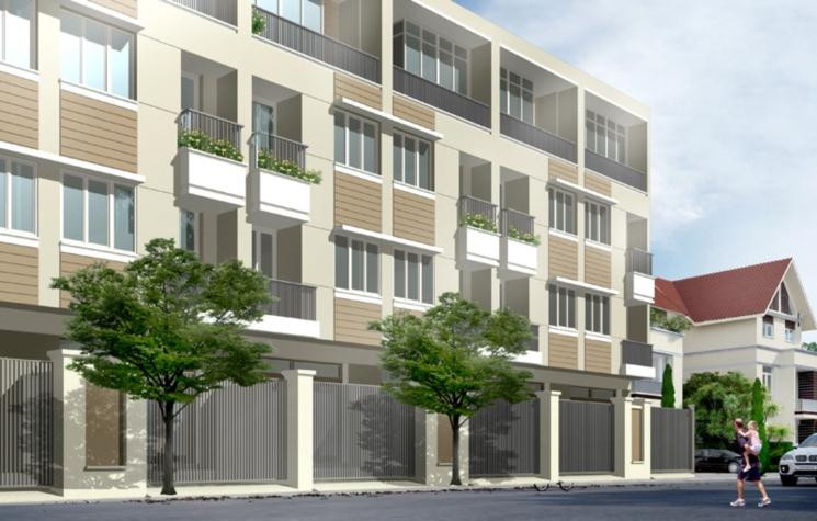 Mặt bằng chi tiết khu nhà ở liền kề dự án Khu đô thị Cienco 5 Mê Linh