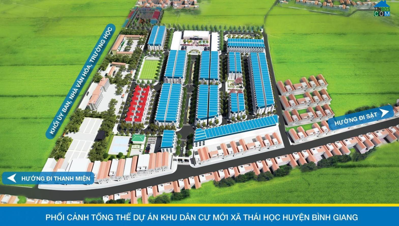 Mặt bằng quy hoạch tổng thể đất nền Happy City