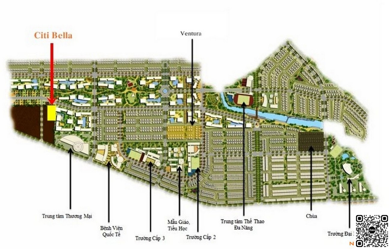 Mặt bằng tổng thể dự án nhà phố Citi Bella