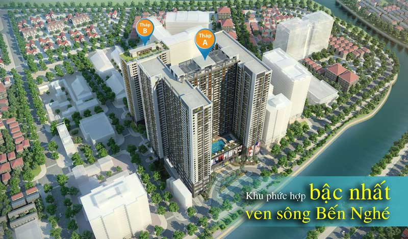 Mặt bằng tổng thể dự án The Gold View hiện đại