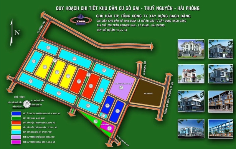 Mặt bằng tổng thể khu đô thị Gò Gai Central Park