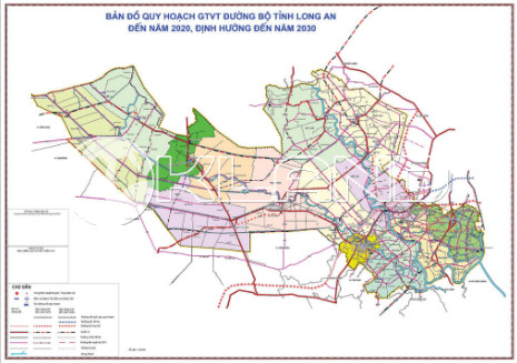Mặt bằng tổng thể quy hoạch Khu Công Nghiệp Hải Sơn tại Long An