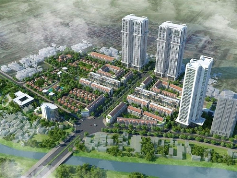 Mặt bằng tổng thể quy hoạch Khu dân cư River Valley Quận 9 với các khu chức năng