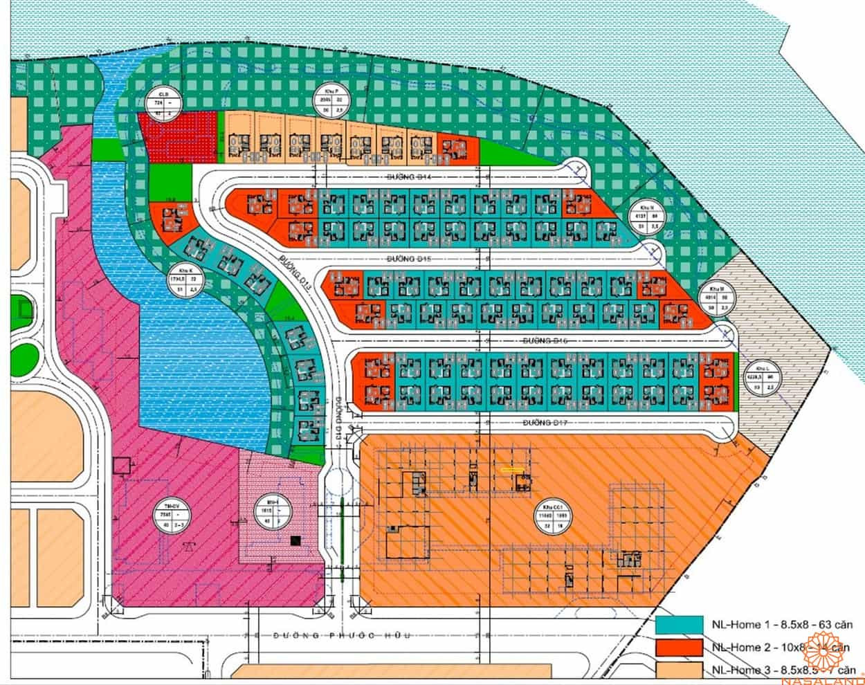 Mặt bằng tổng thể quy hoạch xanh của dự án Valora Fuji