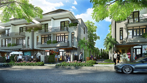 Mô hình nhà phố hiện đại trong các khu dân cư văn minh