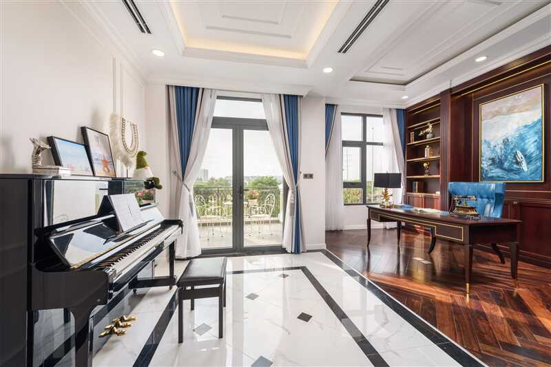 Nhà mẫu căn hộ biệt thự trong Khu dân cư Thạnh Mỹ Lợi