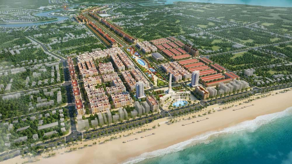 Phối cảnh khu đô thị biển Sầm Sơn, dự án trọng điểm của Sun Group tại Thanh Hóa