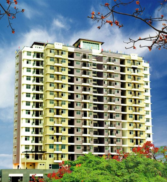 Phối cảnh kiến trúc tổng thể của dự án Cao ốc Bình Minh Quận 9