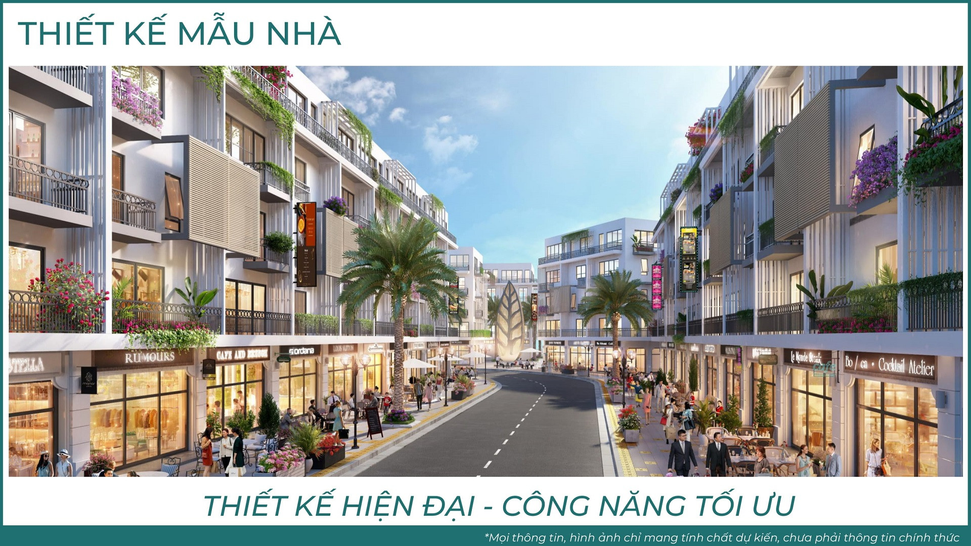 Phối cảnh nhà phố thương mại mẫu tại dự án The Astro Hạ Long Bay