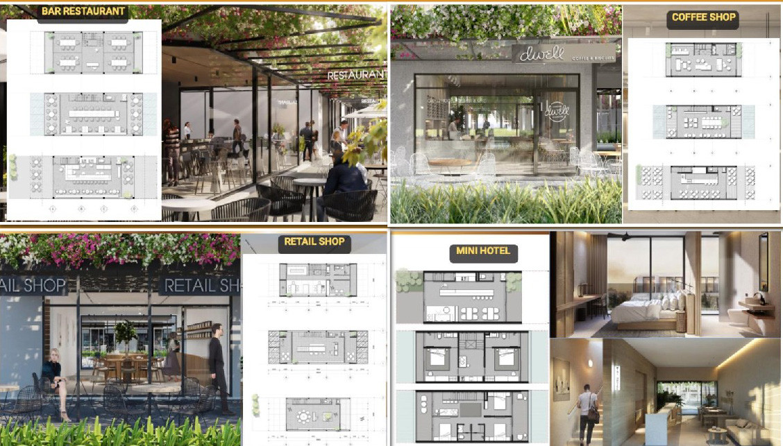 Phối cảnh tiện ích nội khu hiện đại tại The Light City Đồng Xoài