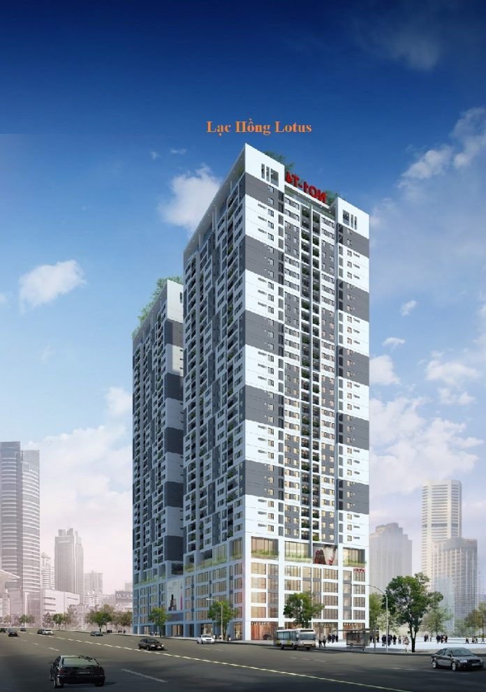 Phối cảnh tổng thể dự án căn hộ chung cư Lạc Hồng Lotus N01-T5