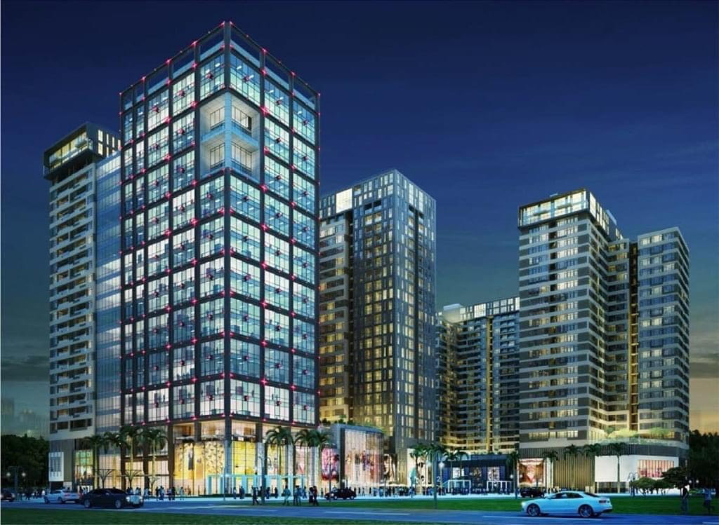 Phối cảnh tổng thể dự án căn hộ Eco Smart City Cổ Linh Long Biên