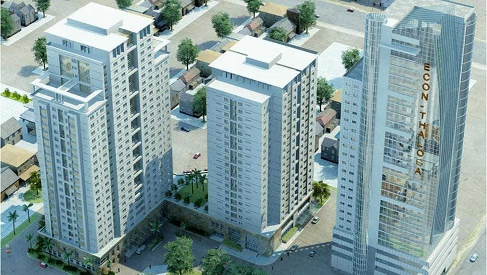 Phối cảnh tổng thể dự án chung cư Thăng Long Garden