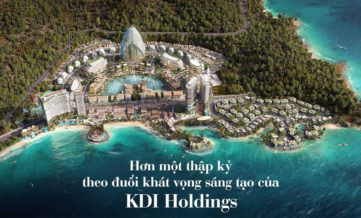 Phối cảnh tổng thể dự án Khu nghỉ dưỡng Vega City Nha Trang từ trên cao