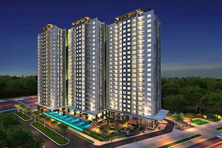 Phối cảnh tổng thể Khu dân cư River Valley Quận 9 với không gian xanh mát