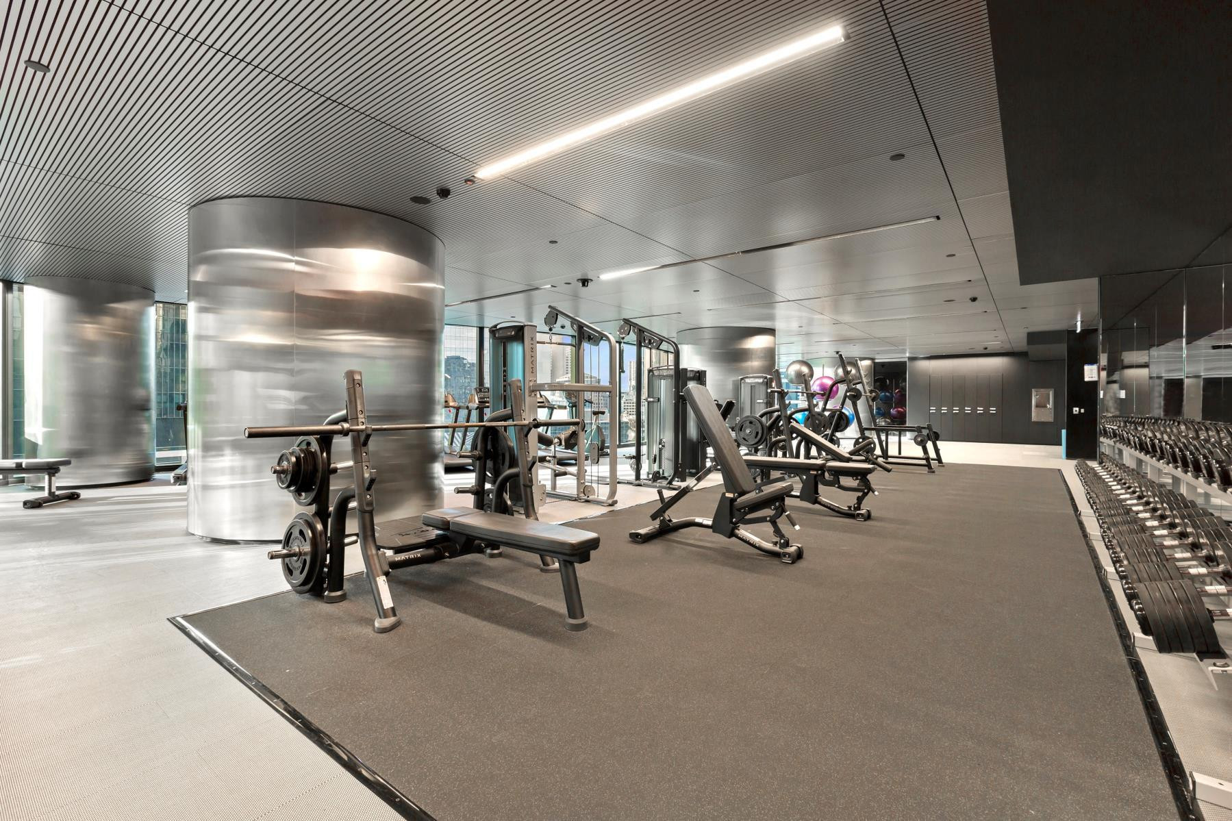 Phòng Gym hiện đại tại dự án Lancaster Luminaire