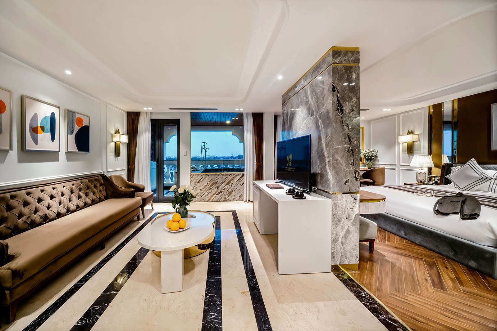 Phòng khách Khách sạn Le Pavillon Hội An