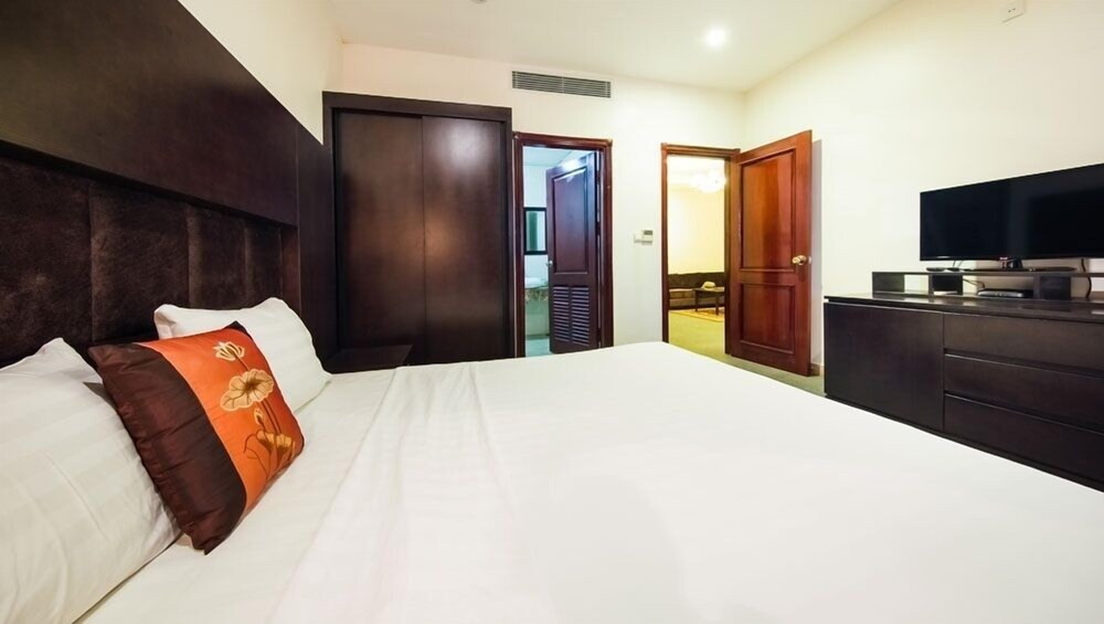 Phòng ngủ ấm cúng và tiện nghi của Khách sạn May Plaza (Đông Á Plaza) Thái Nguyên