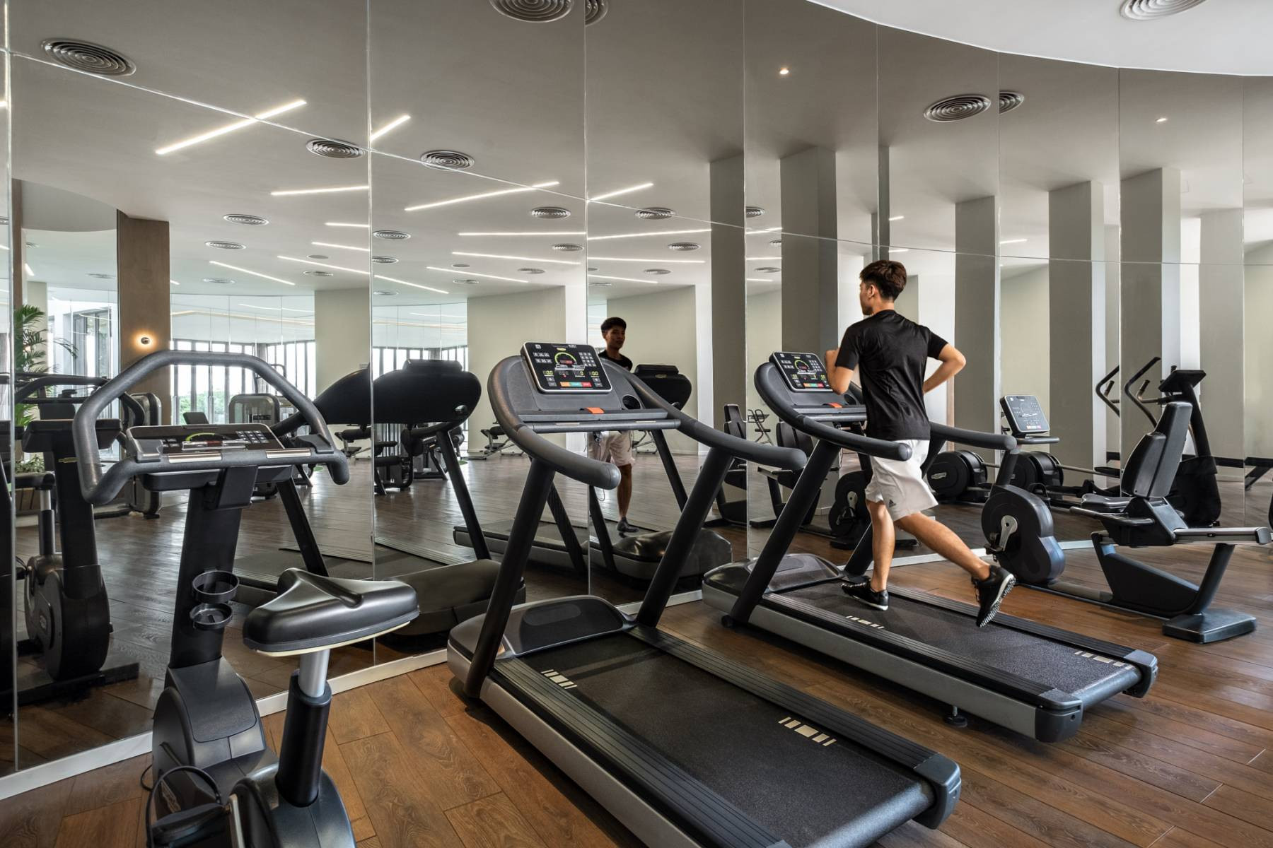 Phòng tập gym hiện đại tại Căn hộ chung cư Saigon Homes