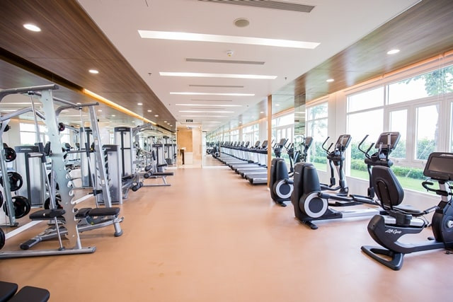 Phòng tập gym hiện đại tại Sarimi Sala giúp cư dân rèn luyện sức khỏe