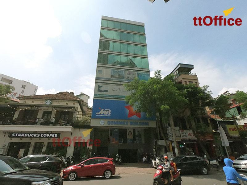 Qunimex Building nổi bật trên tuyến phố Lê Đại Hành