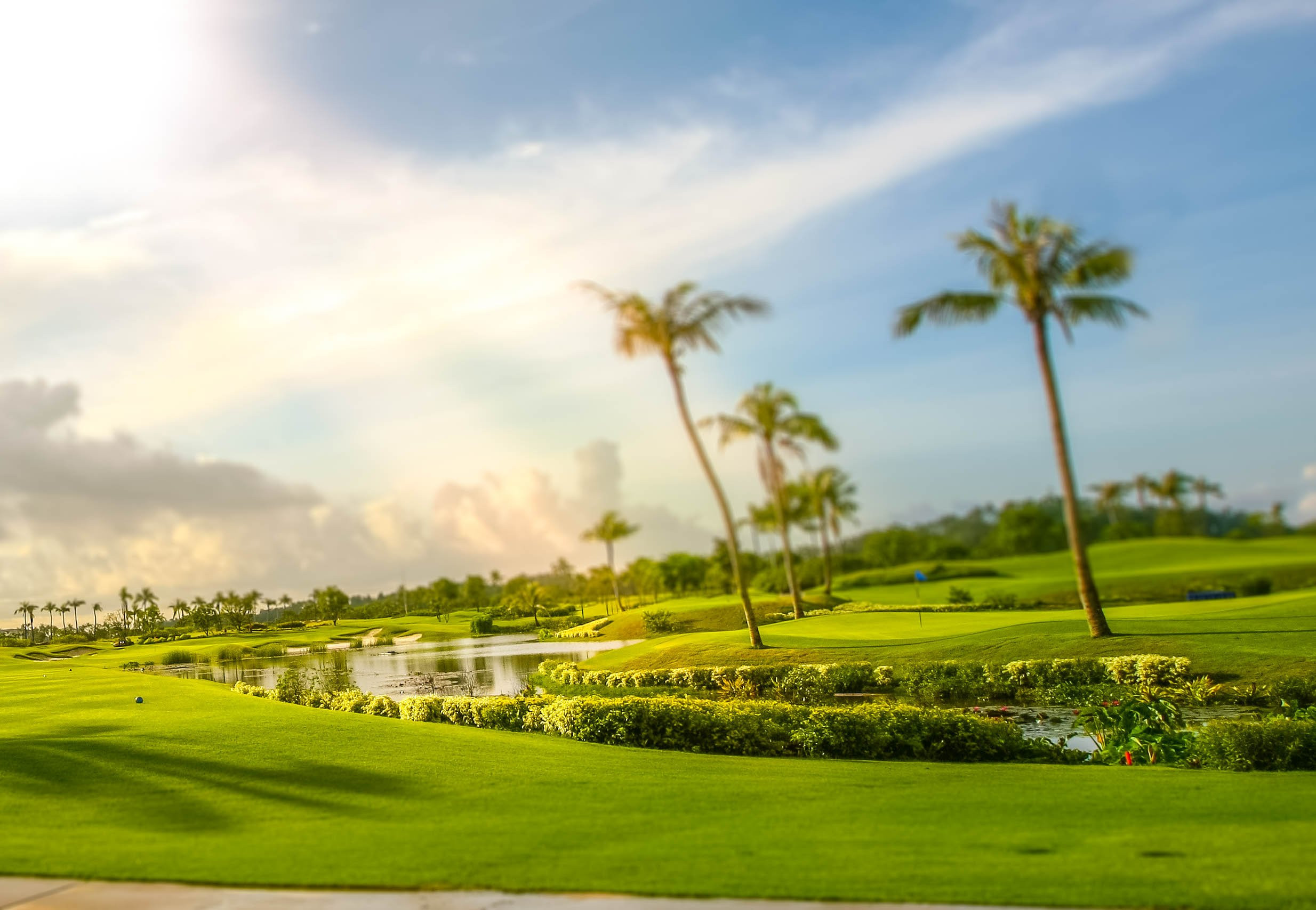 Sân golf 18 hố đẳng cấp tại Khu nghỉ dưỡng Song Gia Golf Resort - Hyundai