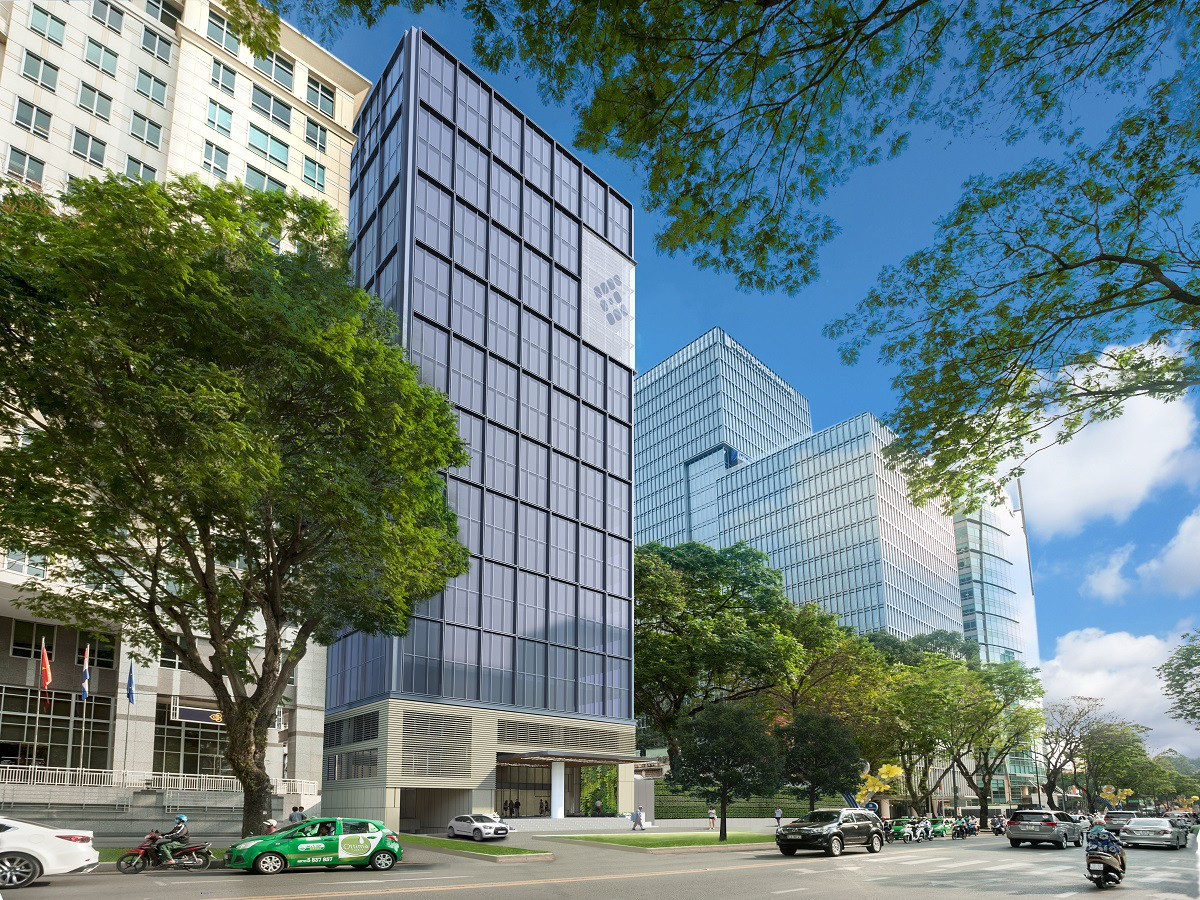 Sảnh đón tiếp sang trọng và chuyên nghiệp tại Vimadeco Building, TP.HCM