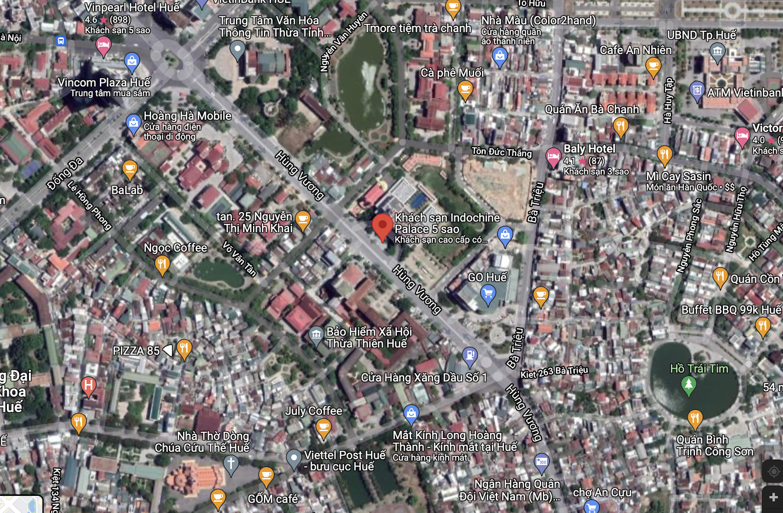 Sơ đồ mặt bằng tổng thể của Indochine Palace Hotel