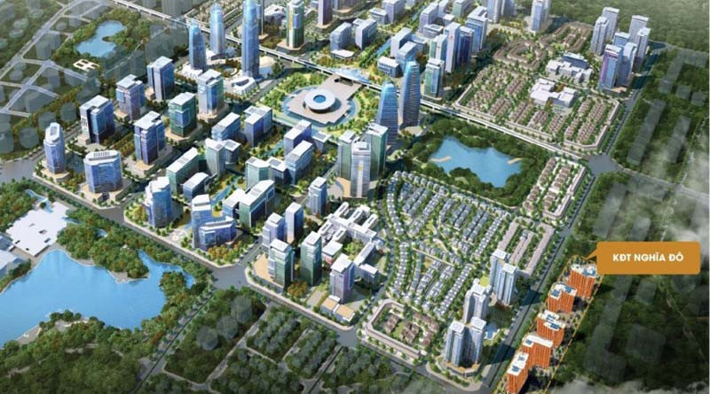 Sơ đồ vị trí chiến lược của dự án Eco Life Tây Hồ trong khu vực Tây Hồ