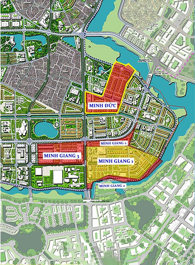 Sơ đồ vị trí chiến lược của Khu đô thị Mê Linh Vista City tại Tiền Phong, Mê Linh