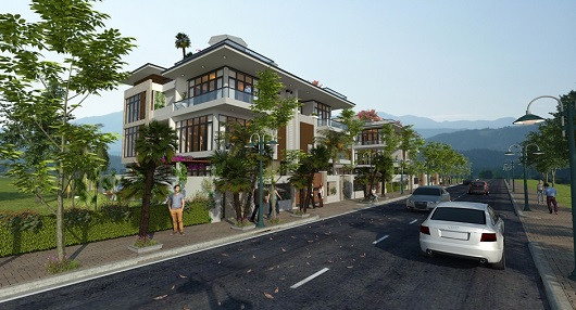 Thiết kế biệt thự song lập sang trọng của Hạ Long Central Plaza