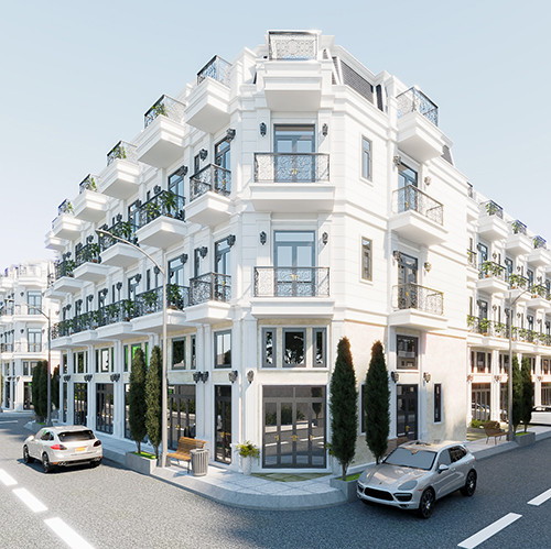 Thiết kế hiện đại của các căn nhà phố Bảo Minh Residence