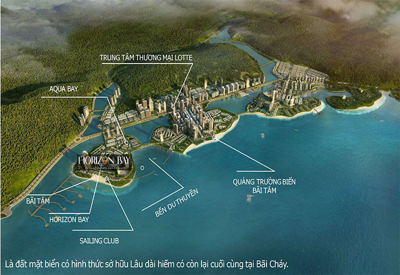 Thiết kế hiện đại của một dự án căn hộ tại Hạ Long, tương đồng với Chung cư Domino