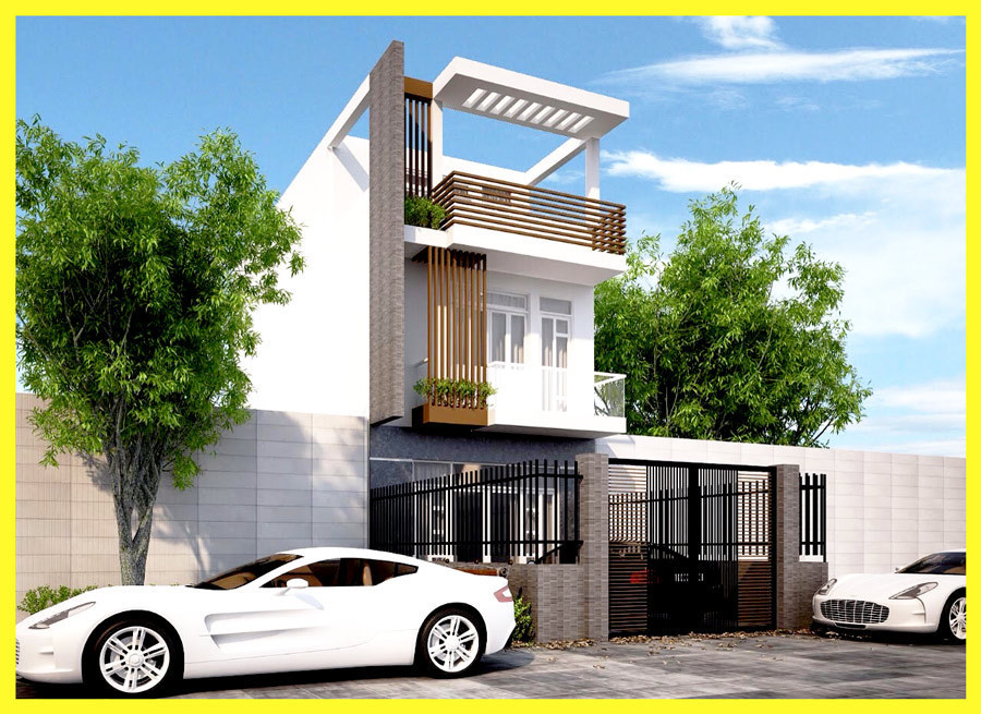 Thiết kế kiến trúc hiện đại của nhà phố Nhà Xinh Residential