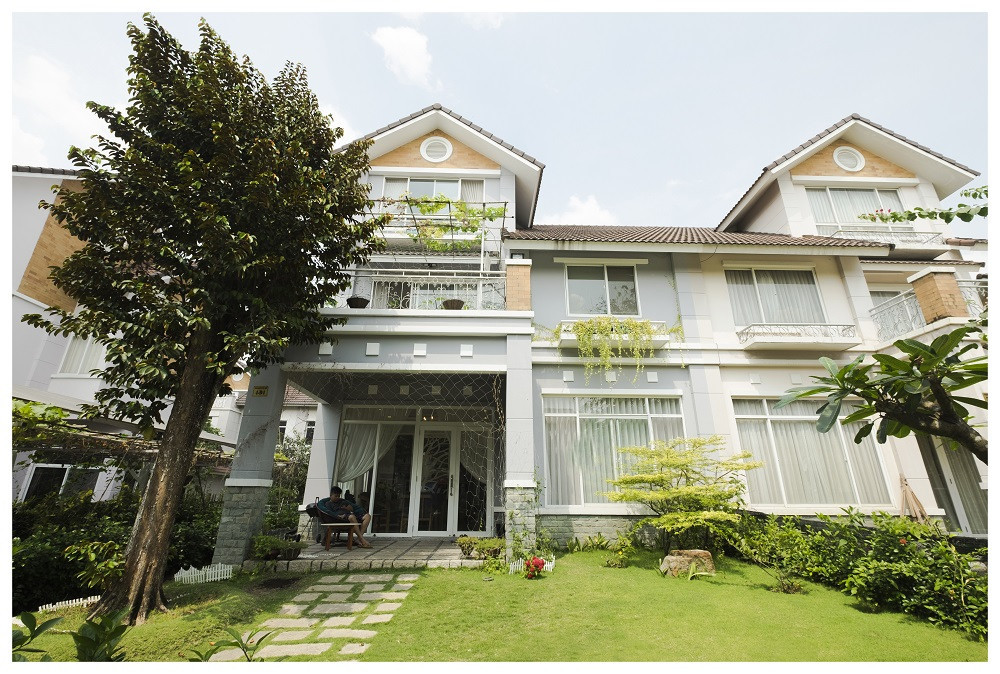 Thiết kế mặt tiền biệt thự Thảo Nguyên Sài Gòn