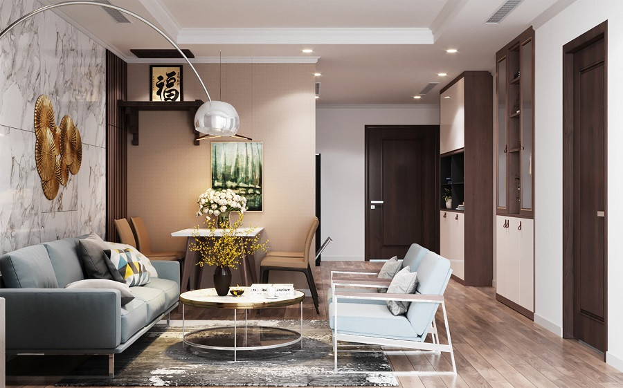 Thiết kế nội thất căn hộ Times City Park Hill