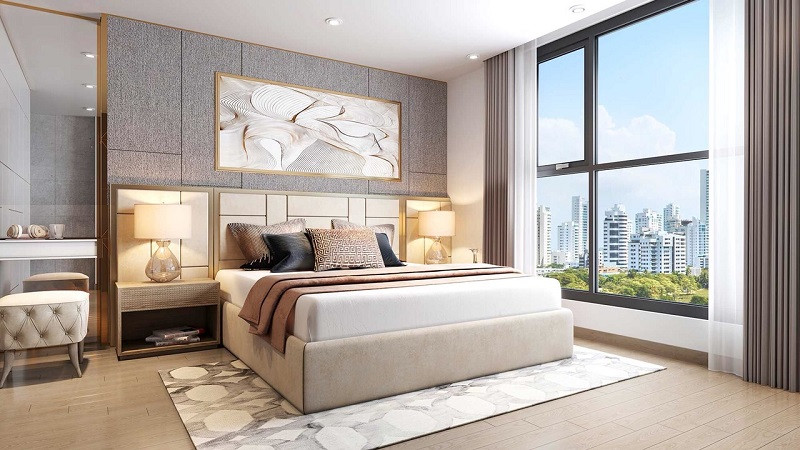 Thiết kế phòng ngủ mẫu Goldlight Complex