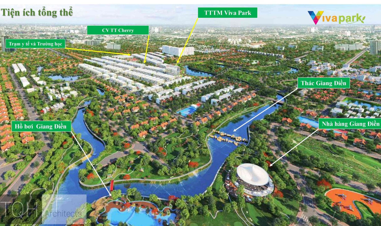 Tiện ích đầy đủ ngay nội khu dự án The Viva City
