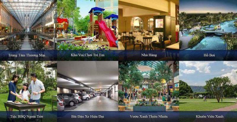 Tiện ích hồ bơi nội khu tại Khu biệt thự Đông Hùng Thắng