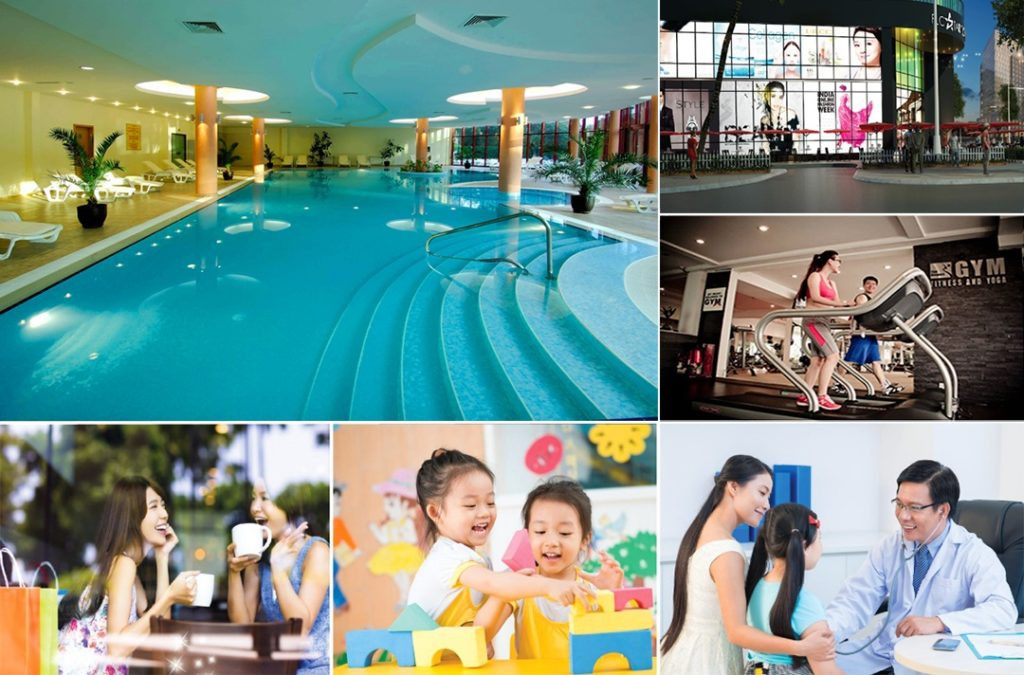 Tiện ích nội khu đẳng cấp tại căn hộ Á Châu với không gian xanh mát