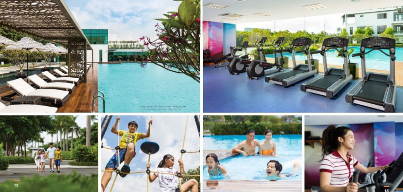 Tiện ích nội khu dự án Verosa Park Khang Điền với công viên và cây xanh