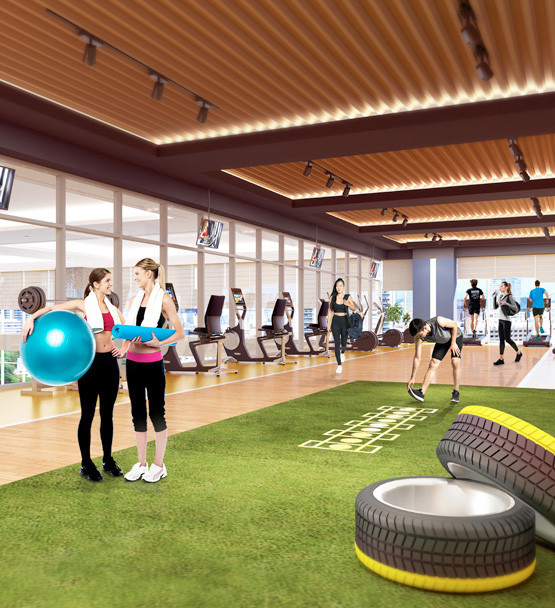 Tiện ích phòng gym và yoga cao cấp tại Grand SunLake